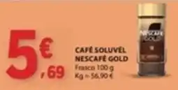 E.Leclerc Café solúvel nescafé gold promoção