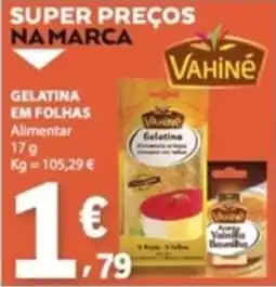 E.Leclerc Gelatina em folhas promoção