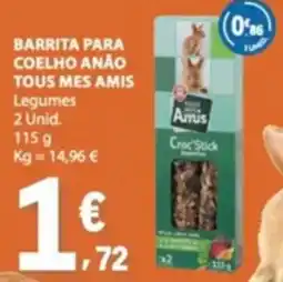 E.Leclerc Barrita para coelho anão tous mes amis promoção