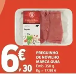 E.Leclerc Preguinho de novilho marca guia promoção