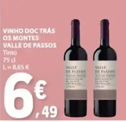 E.Leclerc Vinho doc trás os montes valle de passos promoção