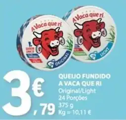 E.Leclerc Queijo fundido a vaca que ri promoção