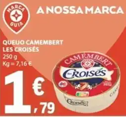 E.Leclerc Queijo camembert les croisés promoção