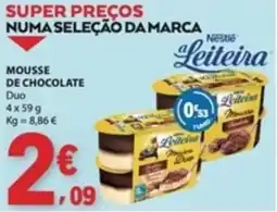 E.Leclerc Mousse de chocolate promoção