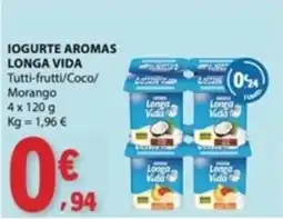 E.Leclerc Iogurte aromas longa vida promoção