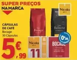E.Leclerc Cápsulas de café bocage promoção