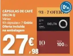 E.Leclerc Cápsulas de café delta q promoção