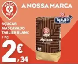 E.Leclerc Açúcar mascavado tablier blanc promoção