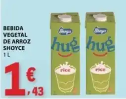 E.Leclerc Bebida vegetal de arroz shoyce promoção