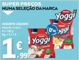 E.Leclerc Yoggi iogurte líquido promoção