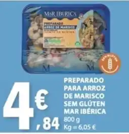 E.Leclerc preparado para arroz de marisco sem glúten mar ibérica promoção