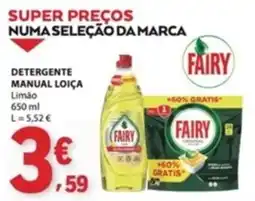 E.Leclerc detergente manual loiça limão fairy promoção