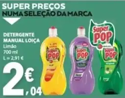 E.Leclerc Detergente manual loiça super pop limão promoção