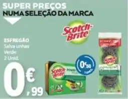 E.Leclerc Scotch-Brite esfregão salva unhas verde promoção