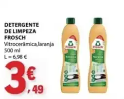 E.Leclerc Detergente de limpeza frosch vitrocerâmica, laranja promoção