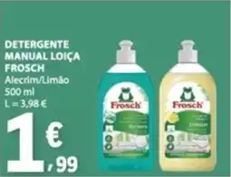 E.Leclerc Detergente manual loiça frosch promoção