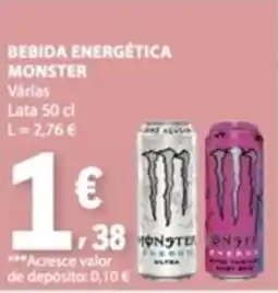 E.Leclerc Bebida energética monster promoção