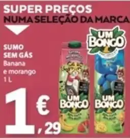E.Leclerc sumo sem gás banana e morango um bongo promoção