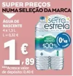 E.Leclerc Água de nascente serra da estrela promoção