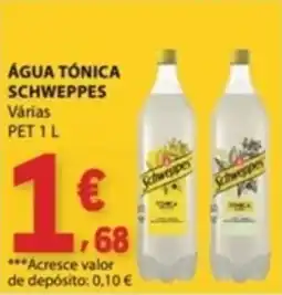 E.Leclerc Água tônica schweppes promoção