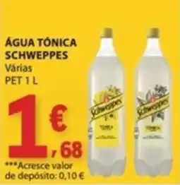 E.Leclerc Água tônica schweppes promoção