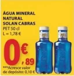 E.Leclerc Água mineral natural solan cabras promoção