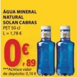 E.Leclerc Água mineral natural solan cabras promoção