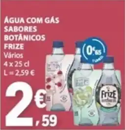 E.Leclerc Água com gás sabores botânicos frize promoção