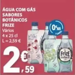 E.Leclerc Água com gás sabores botânicos frize promoção