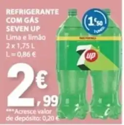 E.Leclerc Refrigerante com gás seven up lima e limão promoção