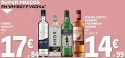 E.Leclerc Vodka eristoff brut promoção