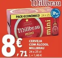 E.Leclerc Millbrau mini beer promoção