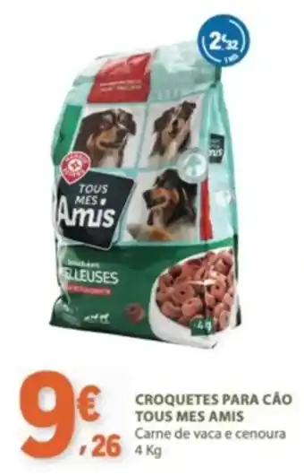 Croquetes para cão tous mes amis