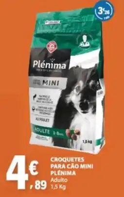E.Leclerc Croquetes para cão mini plénima adulto promoção