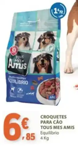 E.Leclerc Croquetes para cão tous mes amis equilíbrio promoção