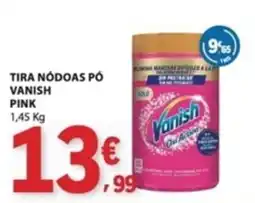 E.Leclerc Tira nódoas pó vanish pink promoção