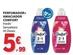 E.Leclerc Comfort perfumador+amaciador comfort fresh/sensations promoção