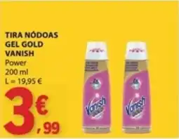 E.Leclerc Tira nódoas gel gold vanish promoção