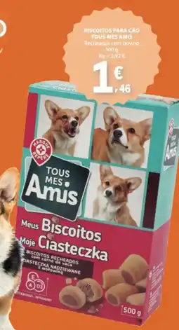 E.Leclerc Biscoitos para cao tous mes amis promoção