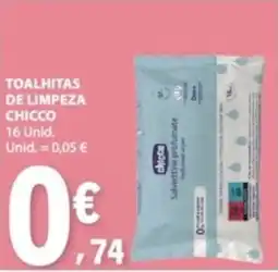 E.Leclerc Toalhitas de limpeza chicco promoção