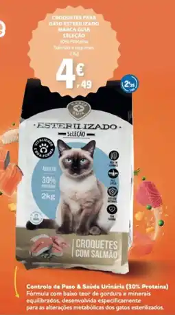 E.Leclerc Croquetes para gato esterilizado marca guia seleção promoção