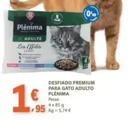 E.Leclerc Desfiado premium para gato adulto plénima promoção