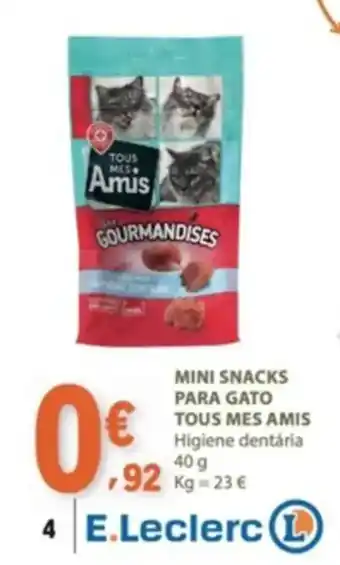 Mini snacks para gato tous mes amis