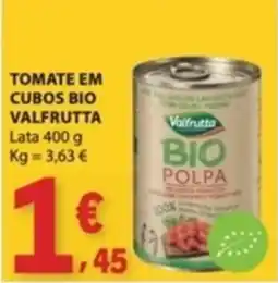 E.Leclerc Tomate em cubos bio valfrutta promoção