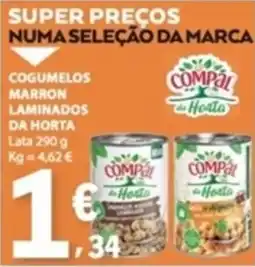 E.Leclerc Cogumelos marron laminados da horta promoção