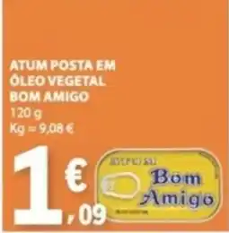E.Leclerc atum posta em óleo vegetal bom amigo promoção