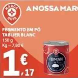 E.Leclerc Fermento em pó tablier blanc promoção