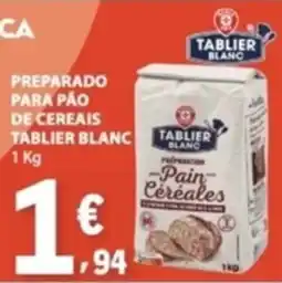 E.Leclerc Preparado para pão de cereais tablier blanc promoção