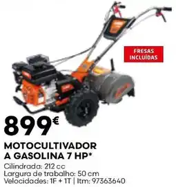 Bricomarché Motocultivador a gasolina 7 hp* promoção