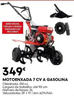 Bricomarché motoenxada 7 cv a gasolina promoção